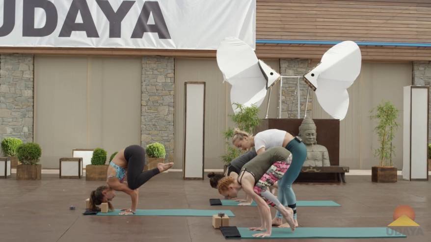 Crow Pose yoga tutorial
